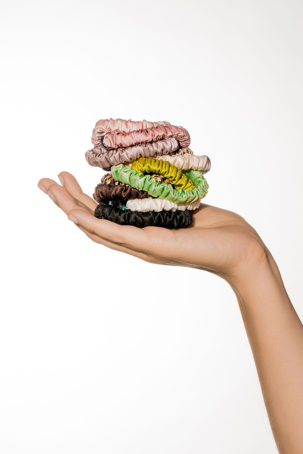 Luxurious Mulberry Silk Scrunchies - Skinny